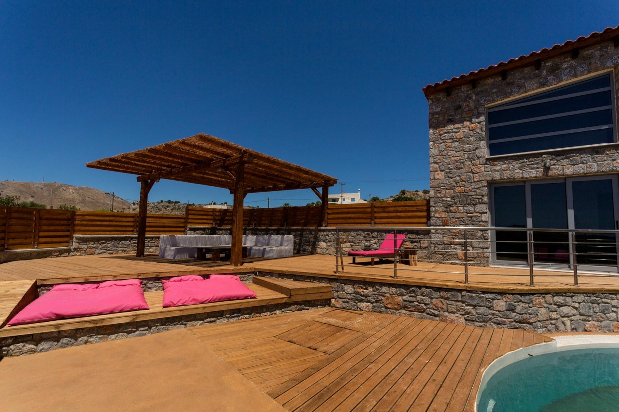 Lindos Seastone Villas Lardos Buitenkant foto